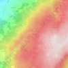 Mappa topografica Aboboreira, altitudine, rilievo