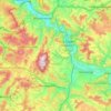 Mappa topografica Berkatal, altitudine, rilievo