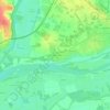 Mappa topografica Les Petites Roches, altitudine, rilievo