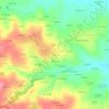 Mappa topografica Kerlann, altitudine, rilievo