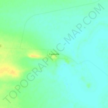 Mappa topografica Camballin, altitudine, rilievo