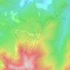 Mappa topografica Cerreto Laghi, altitudine, rilievo