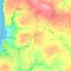 Mappa topografica Broadway, altitudine, rilievo
