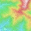 Mappa topografica Valle di Soffumbergo, altitudine, rilievo