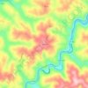 Mappa topografica Tarpon, altitudine, rilievo