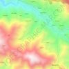 Mappa topografica neri, altitudine, rilievo