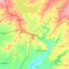 Mappa topografica Naldurg, altitudine, rilievo