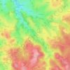 Mappa topografica Parleix, altitudine, rilievo