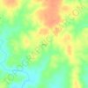 Mappa topografica Piraja, altitudine, rilievo