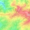 Mappa topografica La Graule, altitudine, rilievo