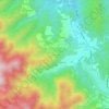 Mappa topografica Falabiana, altitudine, rilievo