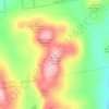 Mappa topografica Buckley Mountain, altitudine, rilievo
