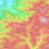 Mappa topografica Hirrweiler, altitudine, rilievo