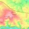 Mappa topografica Wetterwitz, altitudine, rilievo