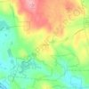 Mappa topografica Four Corners, altitudine, rilievo