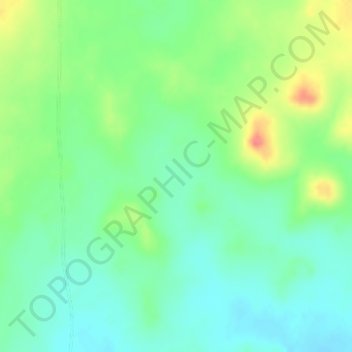 Mappa topografica Bendleby, altitudine, rilievo