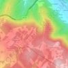 Mappa topografica Vilarchán, altitudine, rilievo