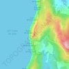 Mappa topografica O Facho de Donón, altitudine, rilievo