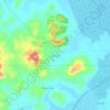 Mappa topografica Águada, altitudine, rilievo