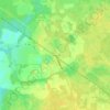 Mappa topografica Rawls, altitudine, rilievo