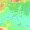 Mappa topografica Меркушино, altitudine, rilievo