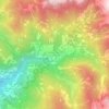 Mappa topografica Lenzi, altitudine, rilievo