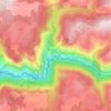 Mappa topografica Les Douzes, altitudine, rilievo
