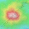 Mappa topografica Mount Bulusan, altitudine, rilievo