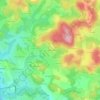 Mappa topografica Le Grand Chiroux, altitudine, rilievo