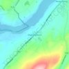 Mappa topografica Magheramason, altitudine, rilievo
