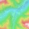 Mappa topografica Bannio, altitudine, rilievo