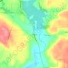 Mappa topografica Millburn, altitudine, rilievo