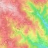 Mappa topografica La Borie Basse, altitudine, rilievo