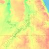 Mappa topografica Aswan Governorate, altitudine, rilievo