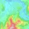 Mappa topografica Fromenty, altitudine, rilievo