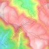 Mappa topografica Pullikkanam, altitudine, rilievo
