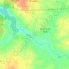 Mappa topografica Les Arches, altitudine, rilievo
