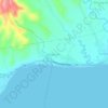 Mappa topografica Buyu-an, altitudine, rilievo