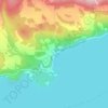 Mappa topografica Magna Bay, altitudine, rilievo