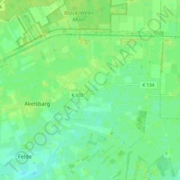 Mappa topografica Wrisser Hammrich, altitudine, rilievo