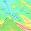 Mappa topografica Idukki, altitudine, rilievo