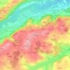 Mappa topografica Racherting, altitudine, rilievo