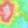 Mappa topografica Träbes, altitudine, rilievo