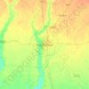 Mappa topografica Muzaffarnagar, altitudine, rilievo
