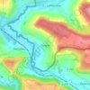 Mappa topografica Torgny, altitudine, rilievo
