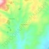 Mappa topografica Galte Miraloma, altitudine, rilievo