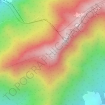 Mappa topografica Pedra da Extrema, altitudine, rilievo