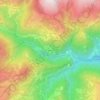 Mappa topografica Ciampetti, altitudine, rilievo
