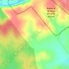 Mappa topografica Natural Bridge Caverns, altitudine, rilievo