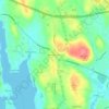 Mappa topografica Manitock Spring, altitudine, rilievo
